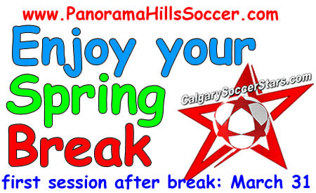 calgary soccer stars - spring break for kids